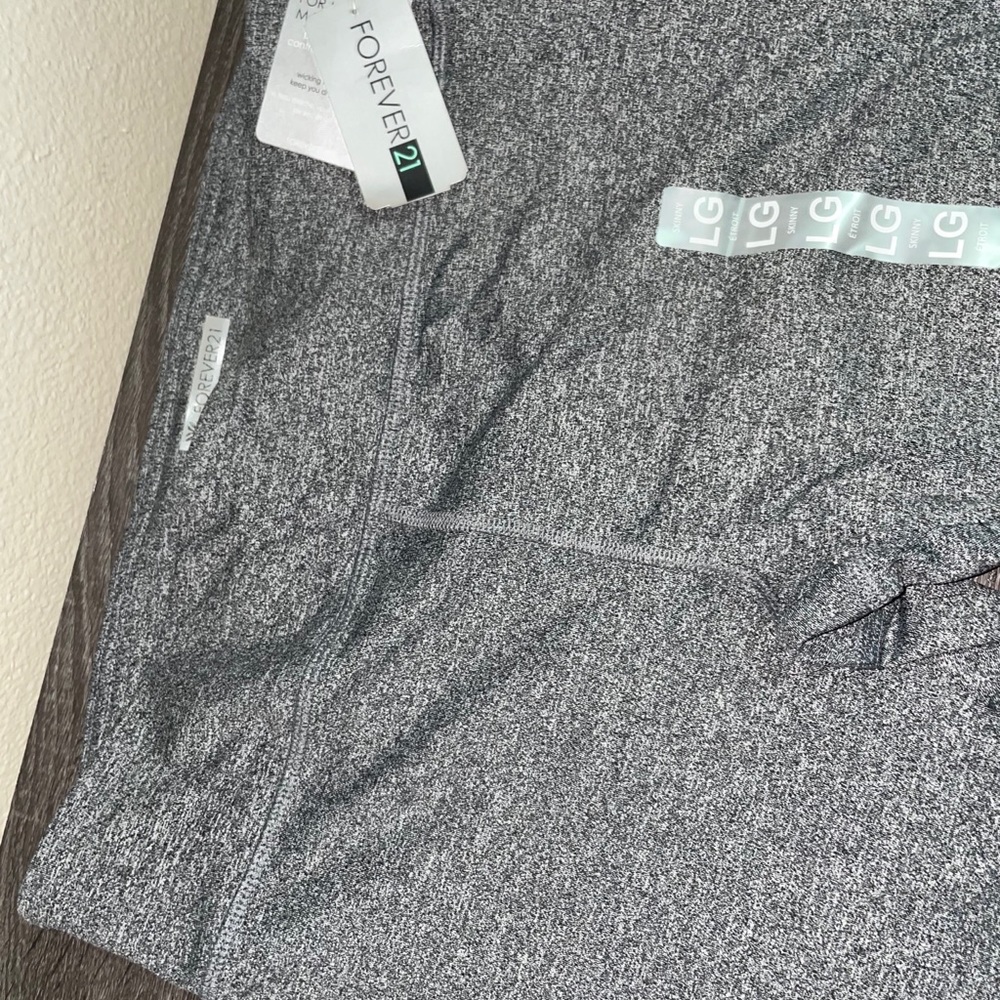 Juniors Athletic Legging - Charcoal/Black - Large